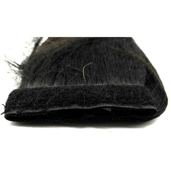 NEW Ponytail Hair Extension Chocolate Brown 12" Feshfen Hair Straight Curl Loop - Picture 4 of 12